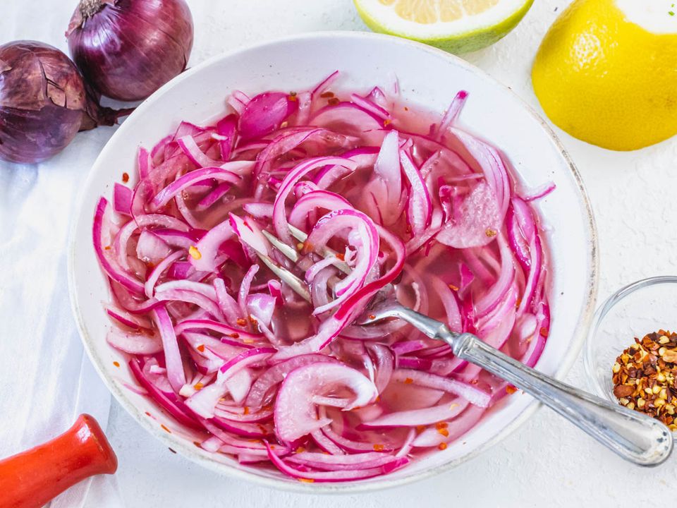 Quick Pickled Red Onions