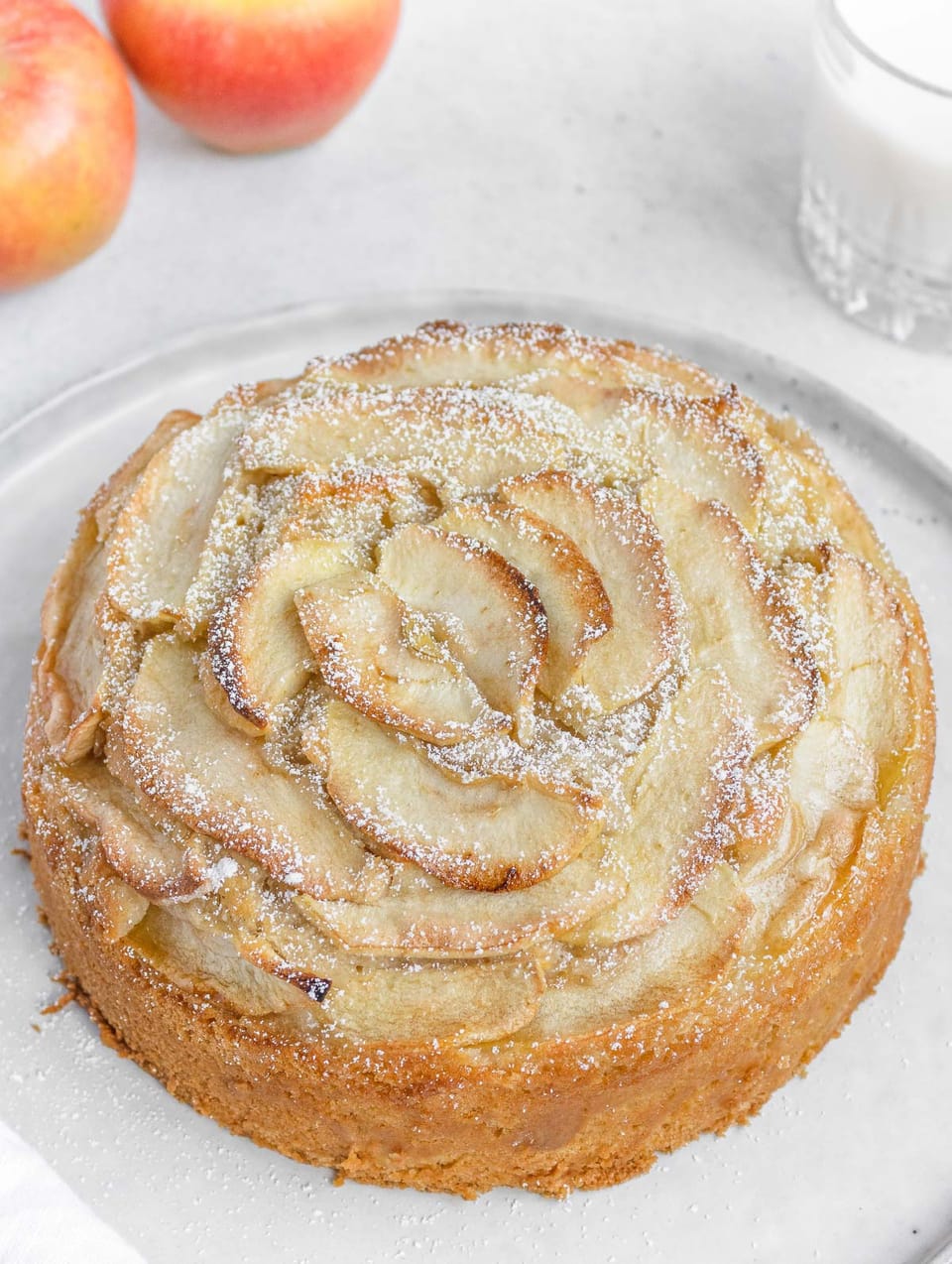 Easy Apple Cake (egg-free)